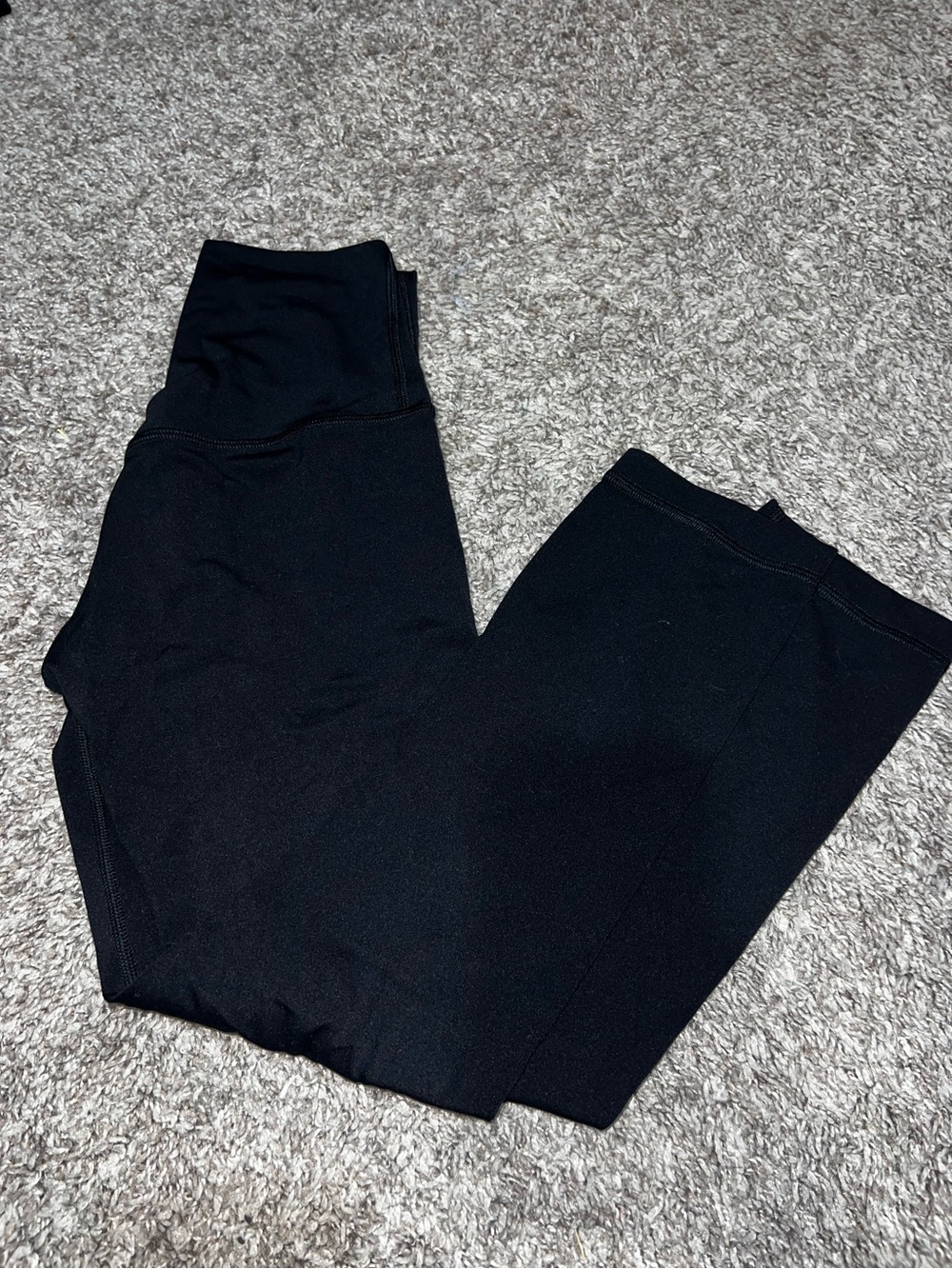 lululemon athletica Black Align *Cool High-Rise Performance Leggings Cropped 23”